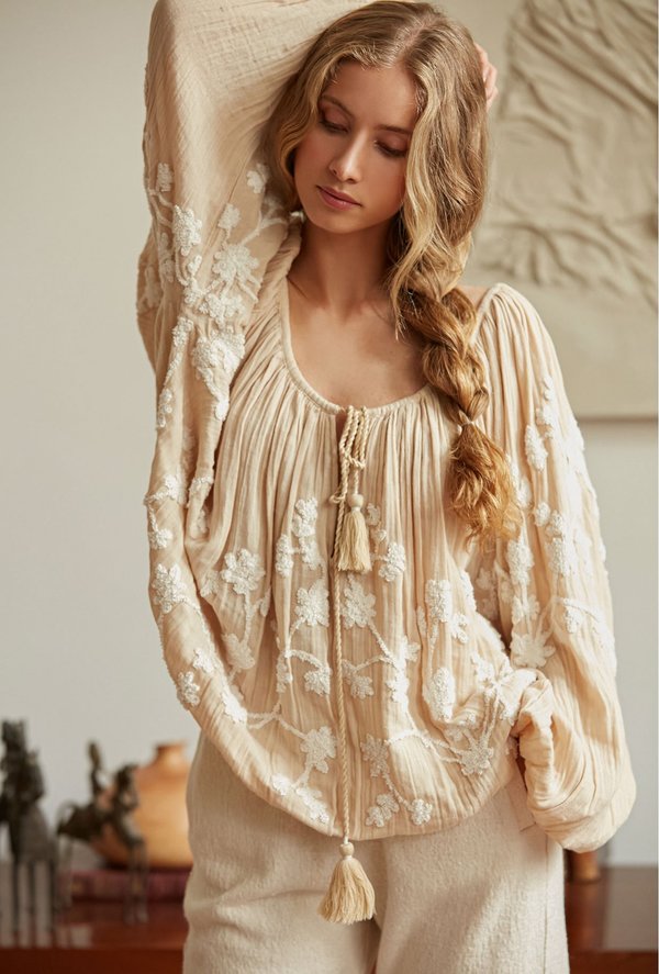 Flocon natural blouse Flocon natural blouse