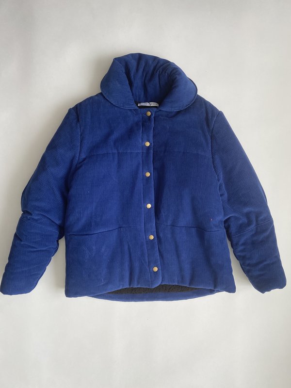 siesta jacket sample in azul cord (size small) siesta jacket sample in azul cord (size small)