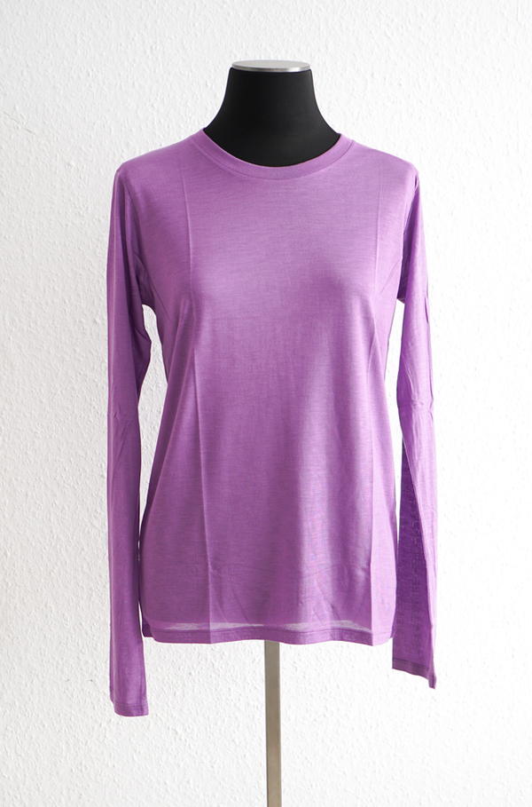 Baserange Long Sleeve Tee - Chay Purple | Garmentory
