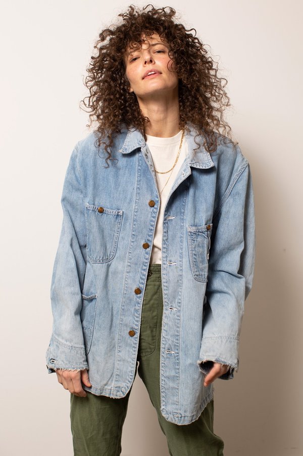Vintage Lee Denim Chore Coat - Blue Vintage Lee Denim Chore Coat - Blue