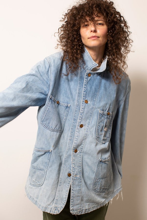 Vintage Lee Denim Chore Coat - Blue Vintage Lee Denim Chore Coat - Blue