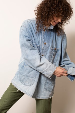 Vintage Lee Denim Chore Coat - Blue Vintage Lee Denim Chore Coat - Blue