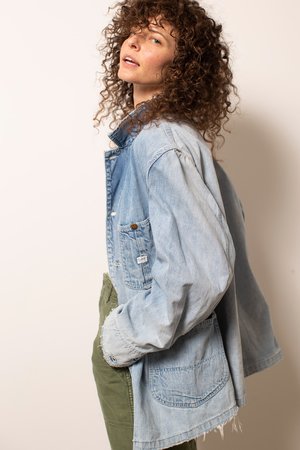 Vintage Lee Denim Chore Coat - Blue Vintage Lee Denim Chore Coat - Blue