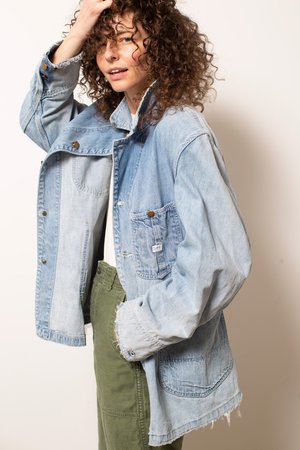 Vintage Lee Denim Chore Coat - Blue Vintage Lee Denim Chore Coat - Blue