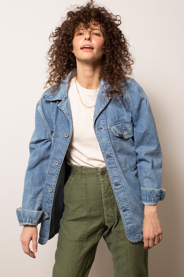 Vintage Lee Denim Jac-Shirt - Blue Vintage Lee Denim Jac-Shirt - Blue