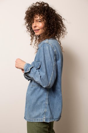 Vintage Lee Denim Jac-Shirt - Blue Vintage Lee Denim Jac-Shirt - Blue