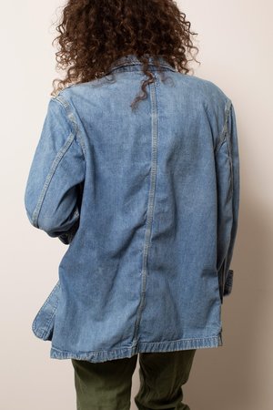 Vintage Lee Denim Jac-Shirt - Blue Vintage Lee Denim Jac-Shirt - Blue