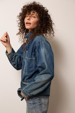Vintage Stonecutter Denim Chore Coat - Blue Vintage Stonecutter Denim Chore Coat - Blue