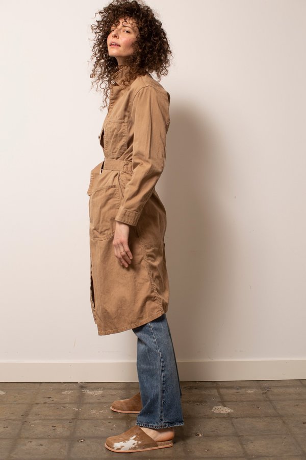 Vintage Tan Chore Coat - Beige Vintage Tan Chore Coat - Beige