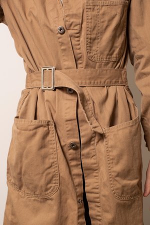 Vintage Tan Chore Coat - Beige Vintage Tan Chore Coat - Beige