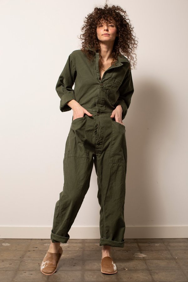 Vintage Military #27 Flight Suit - Green Vintage Military #27 Flight Suit - Green