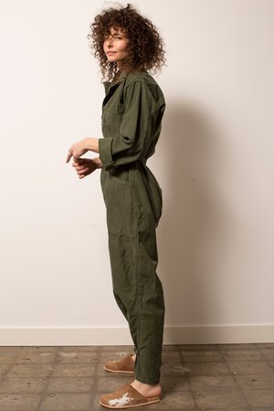 Vintage Military #27 Flight Suit - Green Vintage Military #27 Flight Suit - Green