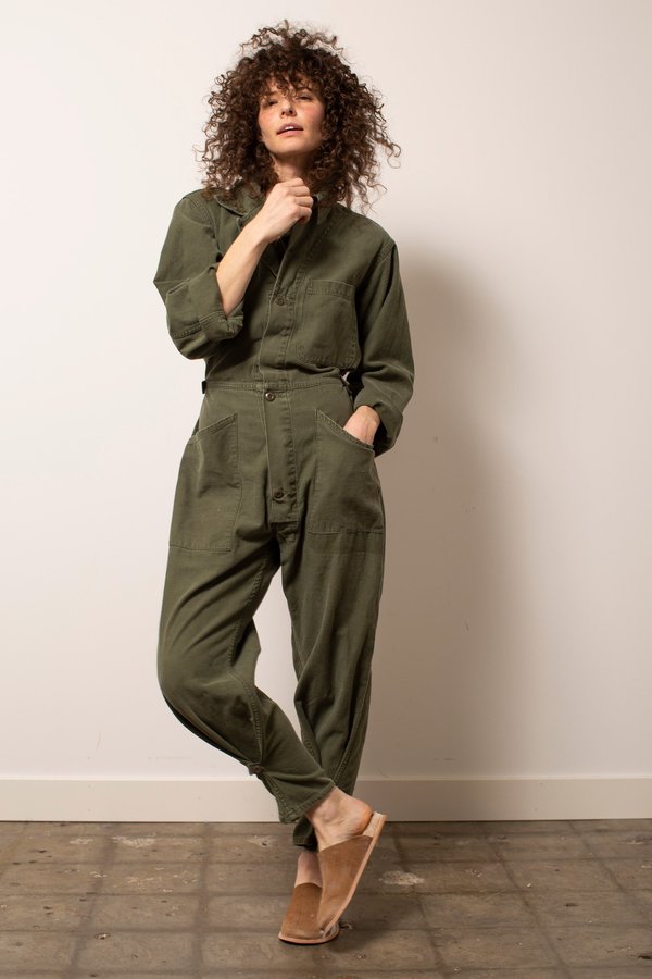 Vintage Military #30 Flight Suit - Green Vintage Military #30 Flight Suit - Green