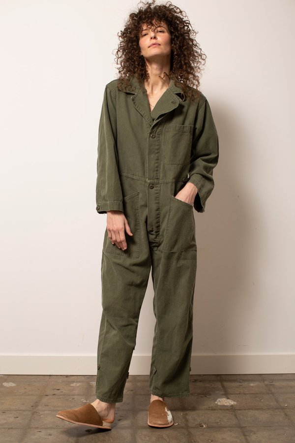 Vintage Military #30 Flight Suit - Green Vintage Military #30 Flight Suit - Green