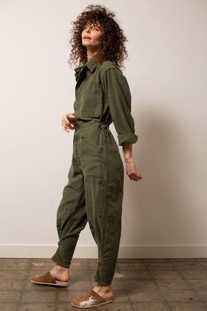 Vintage Military #30 Flight Suit - Green Vintage Military #30 Flight Suit - Green