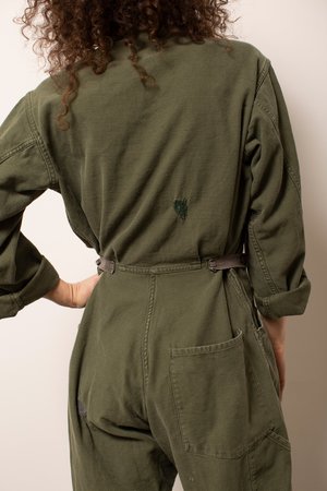 Vintage Military #30 Flight Suit - Green Vintage Military #30 Flight Suit - Green