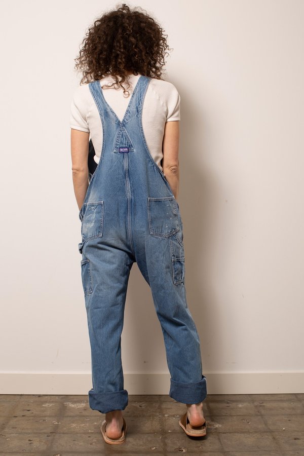 Vintage Worked-In Big Smith Denim Overalls Vintage Worked-In Big Smith Denim Overalls