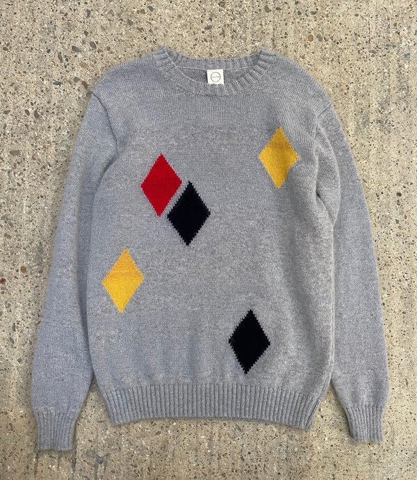 Country of Origin Mohair Argyle - Gray Country of Origin Mohair Argyle - Gray
