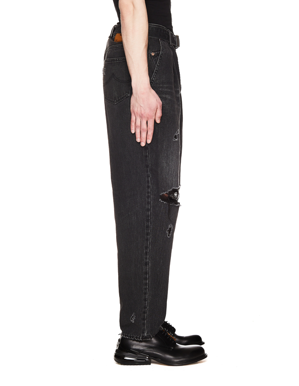 Doublet Cut Out Jeans - Grey Doublet Cut Out Jeans - Grey