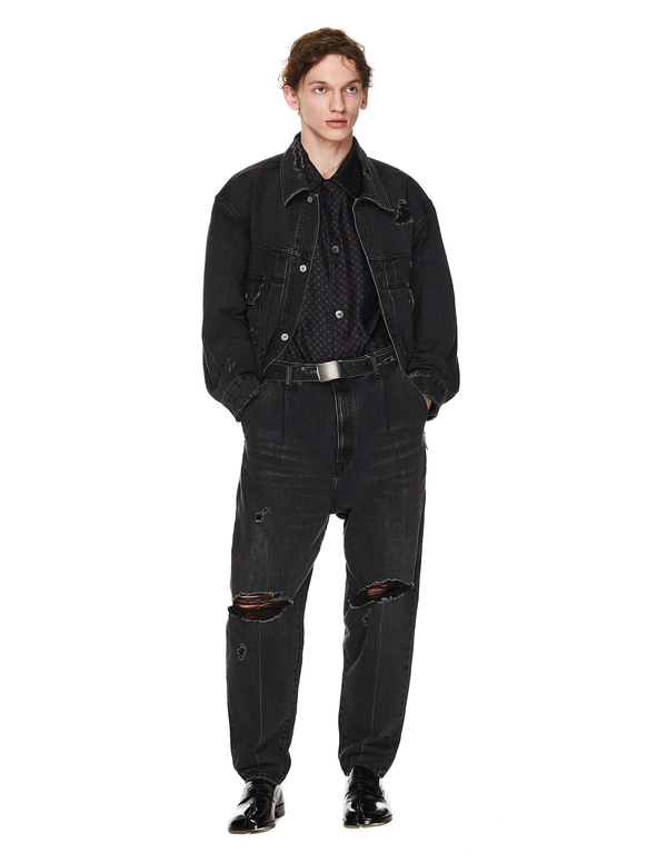 Doublet Cut Out Jeans - Grey Doublet Cut Out Jeans - Grey