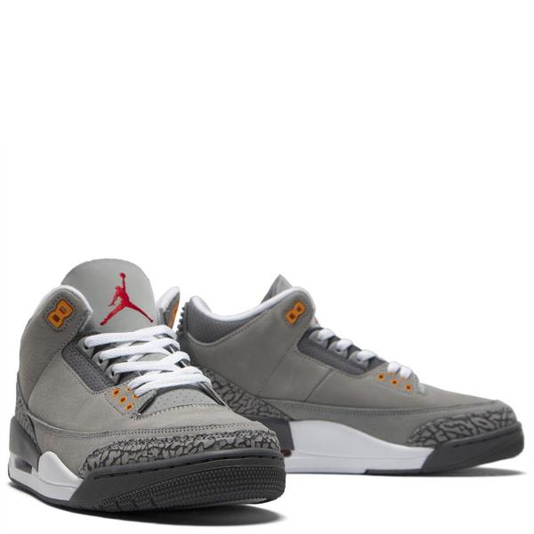 Jordan 3 Retro Silver / Sport Red Jordan 3 Retro Silver / Sport Red
