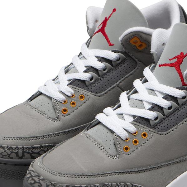 Jordan 3 Retro Silver / Sport Red Jordan 3 Retro Silver / Sport Red