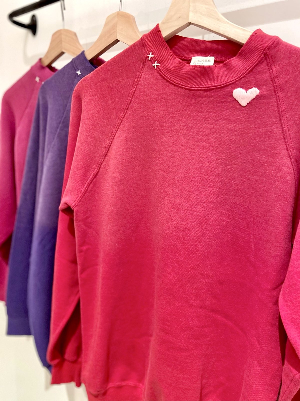 I Stole My Boyfriend's Shirt Heart Sweatshirt - Image 1 of 1