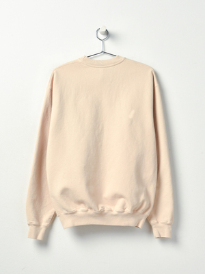 Sporty & Rich Health, Wellness Crewneck - Cream Puff/Forest Green Sporty & Rich Health, Wellness Crewneck - Cream Puff/Forest Green