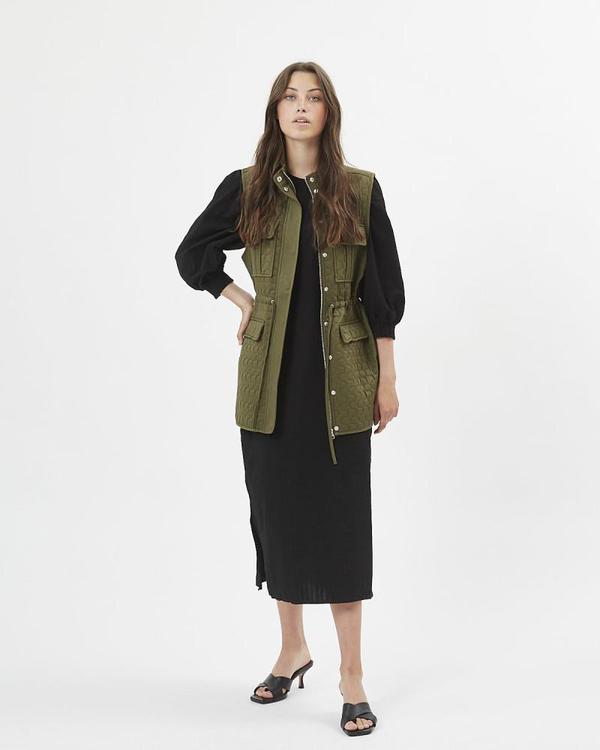 Minimum Almas Waistcoat - Deep Forest Minimum Almas Waistcoat - Deep Forest