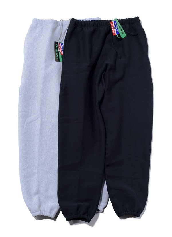 nakamuraya CAMBER Heavy Weight/12oz Sweat Pants - Black nakamuraya CAMBER Heavy Weight/12oz Sweat Pants - Black