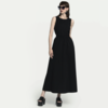 Ottod'Ame Open Back Maxi Dress - Black - Thumbnail 1
