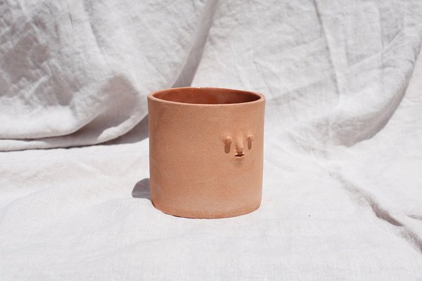 Terracotta Mini Face Planter - Small Terracotta Mini Face Planter - Small