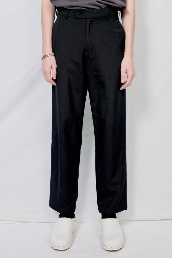 Assembly Suiting Flatfront Pant - Black Assembly Suiting Flatfront Pant - Black