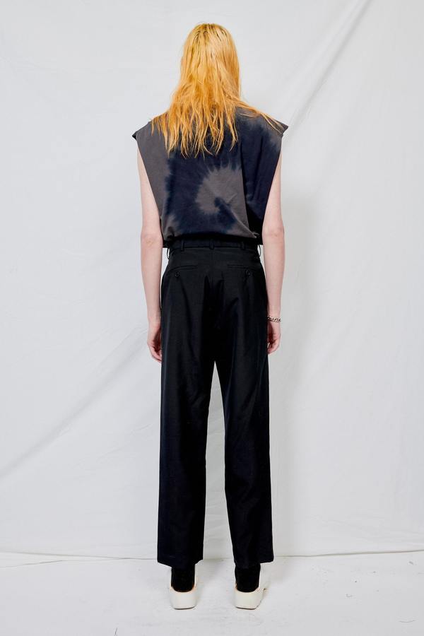 Assembly Suiting Flatfront Pant - Black Assembly Suiting Flatfront Pant - Black