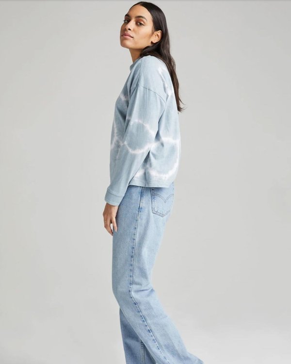 Richer Poorer Relaxed Long Sleeve Tee - Blue Mirage Richer Poorer Relaxed Long Sleeve Tee - Blue Mirage