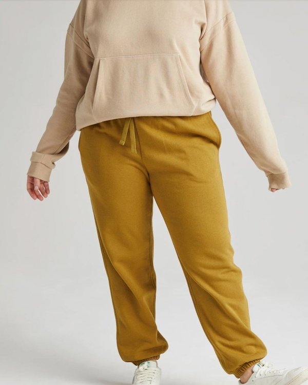 Richer Poorer Recycled Fleece Classic Sweatpants - Golden Verde Richer Poorer Recycled Fleece Classic Sweatpants - Golden Verde