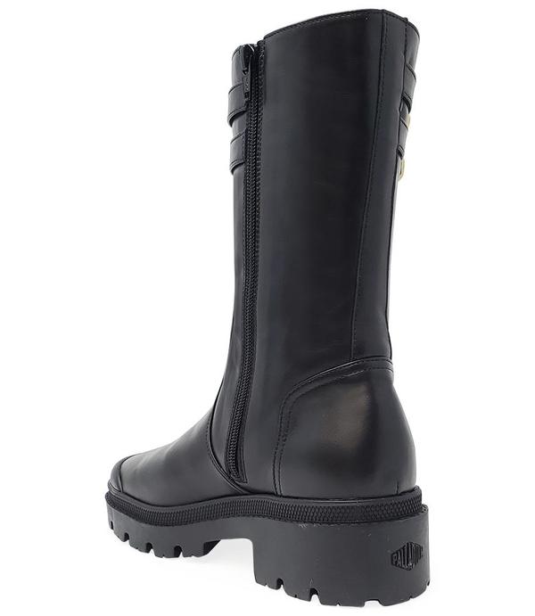 Madison Maison By Palladium Shearling Double Buckle Boot - Black Madison Maison By Palladium Shearling Double Buckle Boot - Black