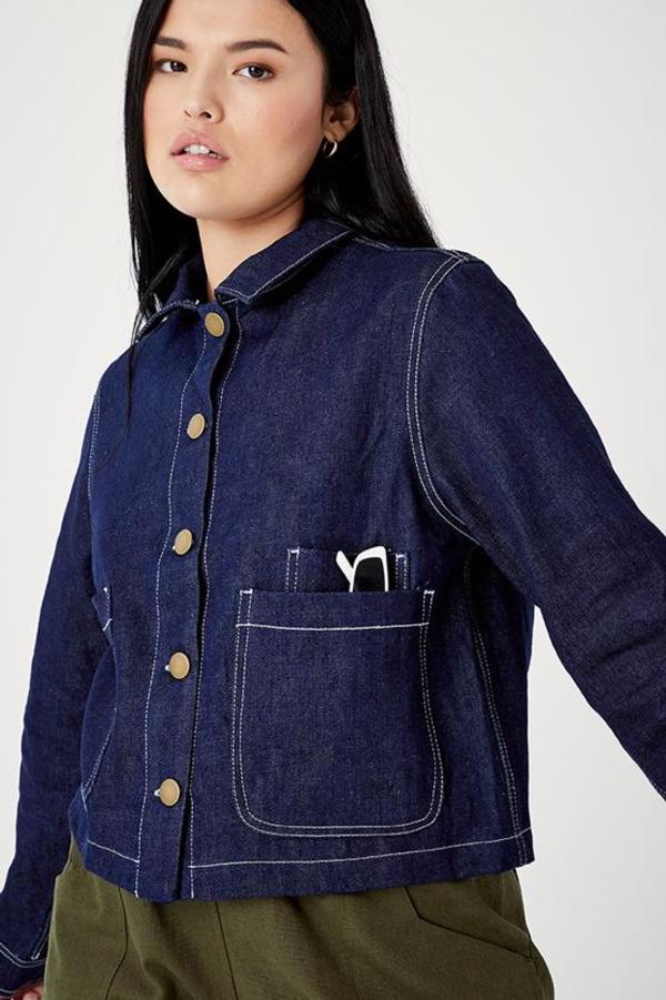 SECONDS-Hemp Work Jacket SECONDS-Hemp Work Jacket