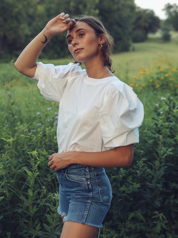 Lila Top, White Lila Top, White