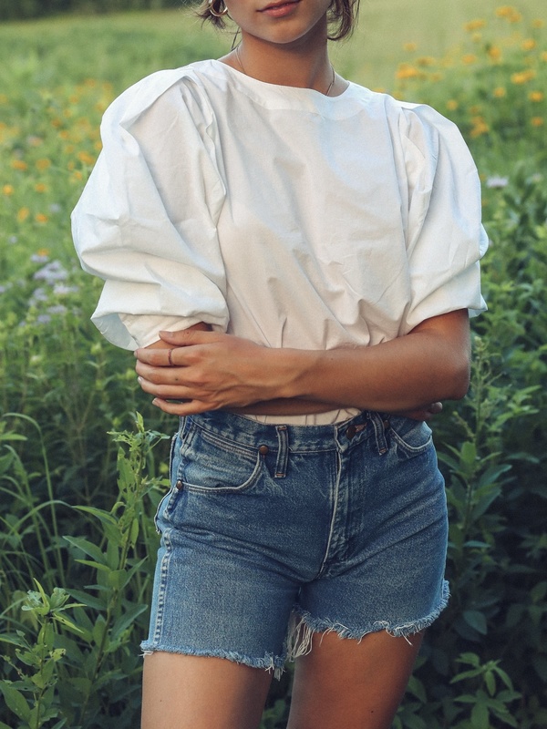 Lila Top, White Lila Top, White