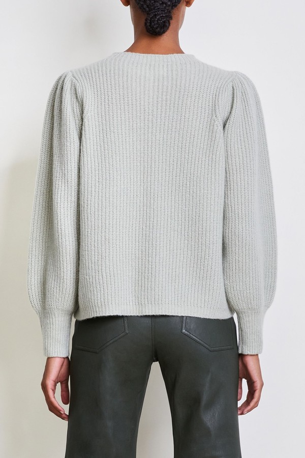 Apiece Apart Arne Puff Sleeve Sweater - Grey Apiece Apart Arne Puff Sleeve Sweater - Grey