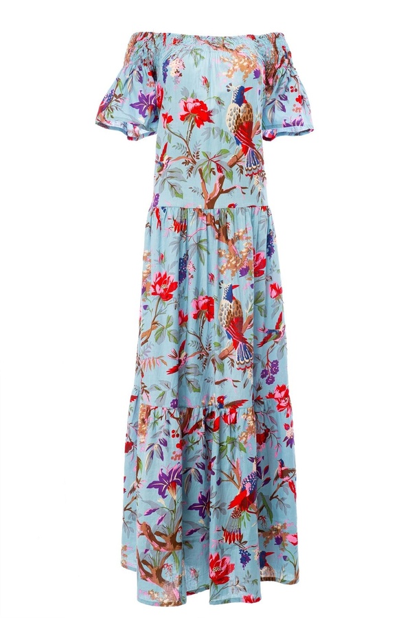 Guadalupe Momposina dress - Raven Blue Guadalupe Momposina dress - Raven Blue
