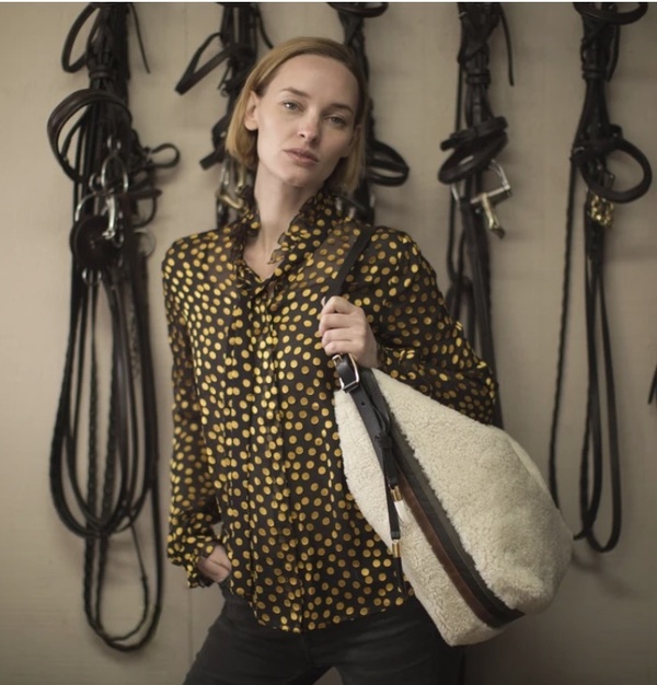 Kempton & Co Natural Shearling Somerset bag Kempton & Co Natural Shearling Somerset bag