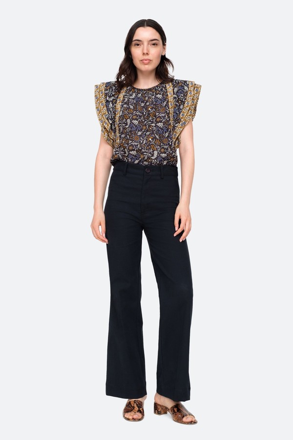Sea NY Walker Flutter Sleeve Top Sea NY Walker Flutter Sleeve Top