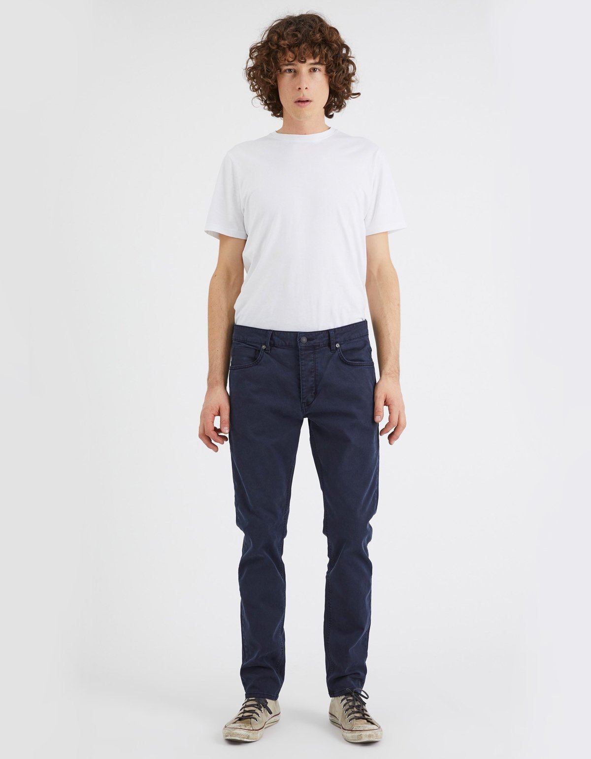 Neuw Lou Slim Twill Pant - Navy - Image 2 of 4