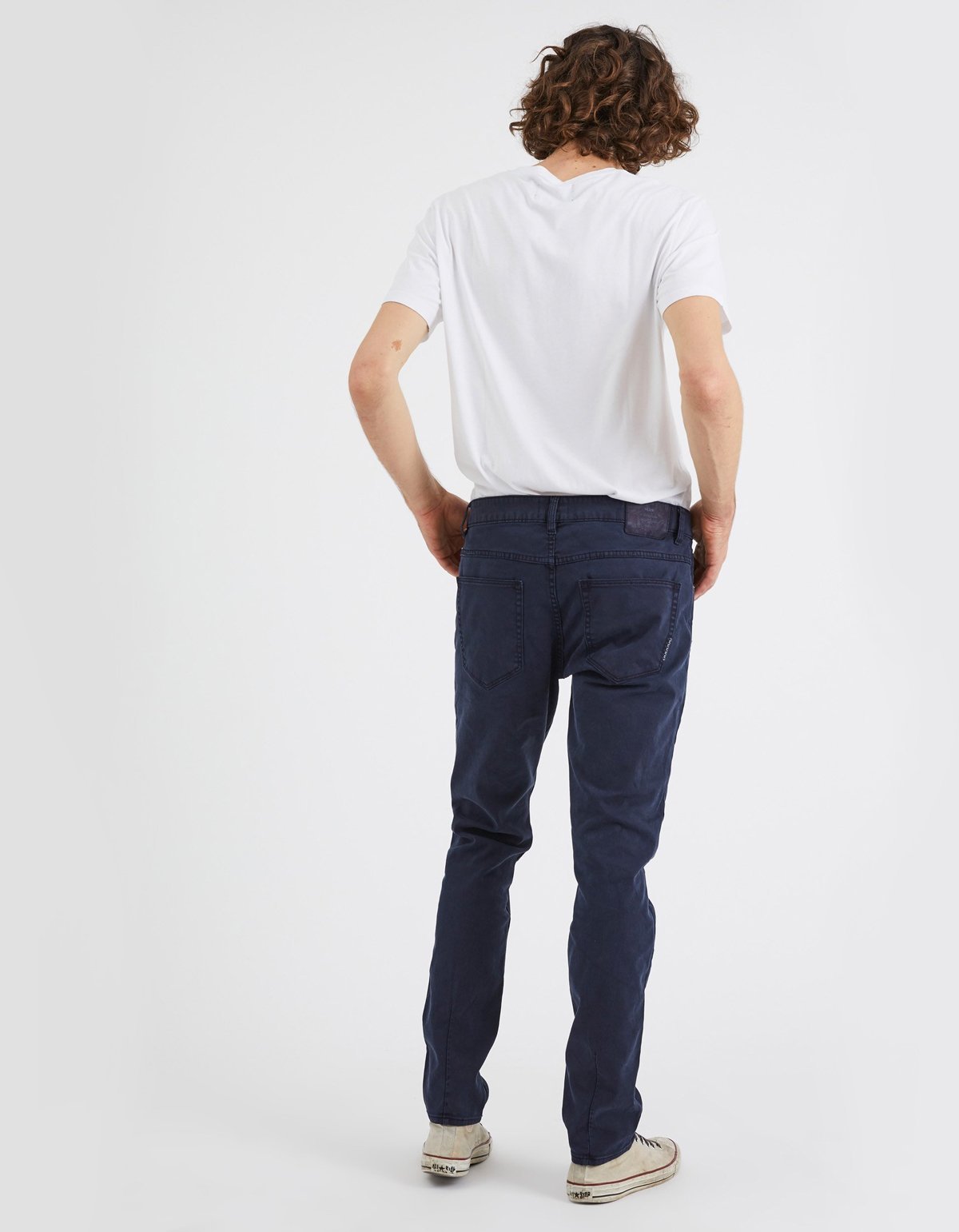Neuw Lou Slim Twill Pant - Navy - Image 4 of 4