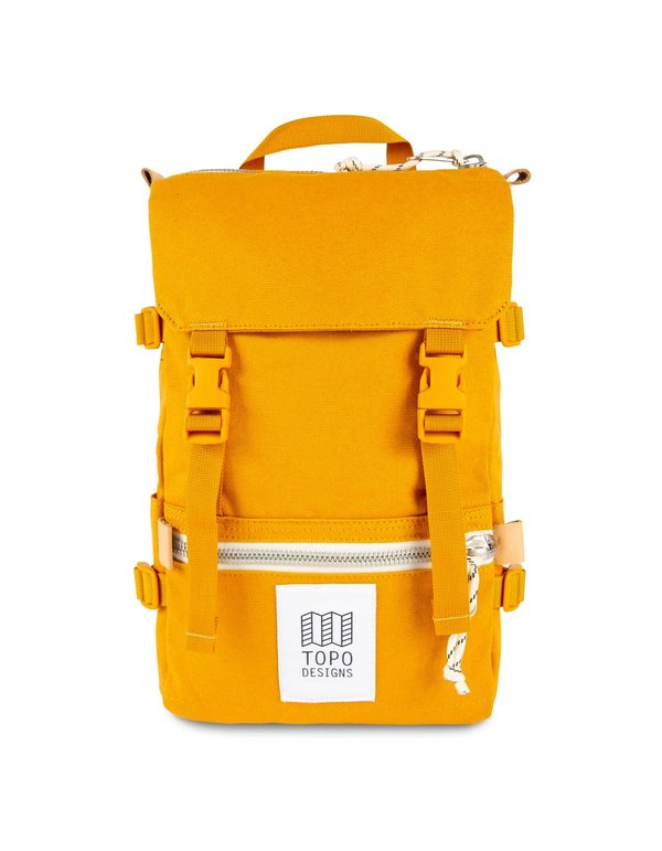 Topo Designs Rover Canvas Pack Mini - Mustard Topo Designs Rover Canvas Pack Mini - Mustard