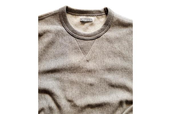 Milworks 20 oz French Terry Sweatshirt - Grey Mix Milworks 20 oz French Terry Sweatshirt - Grey Mix