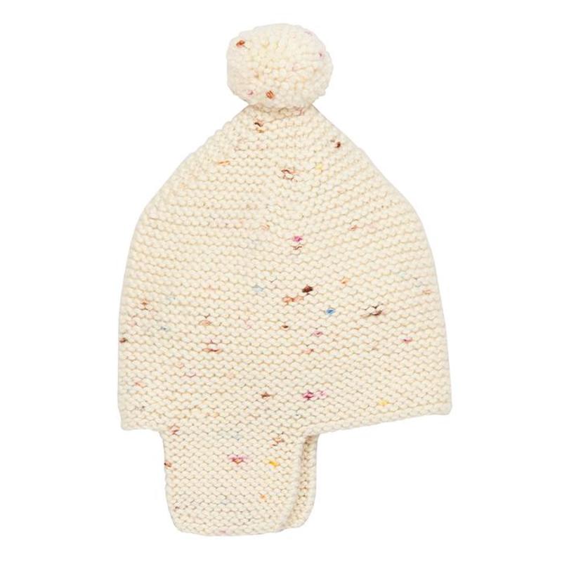 Kids Misha & Puff Baby Twig Hat - Cream Confetti | Garmentory