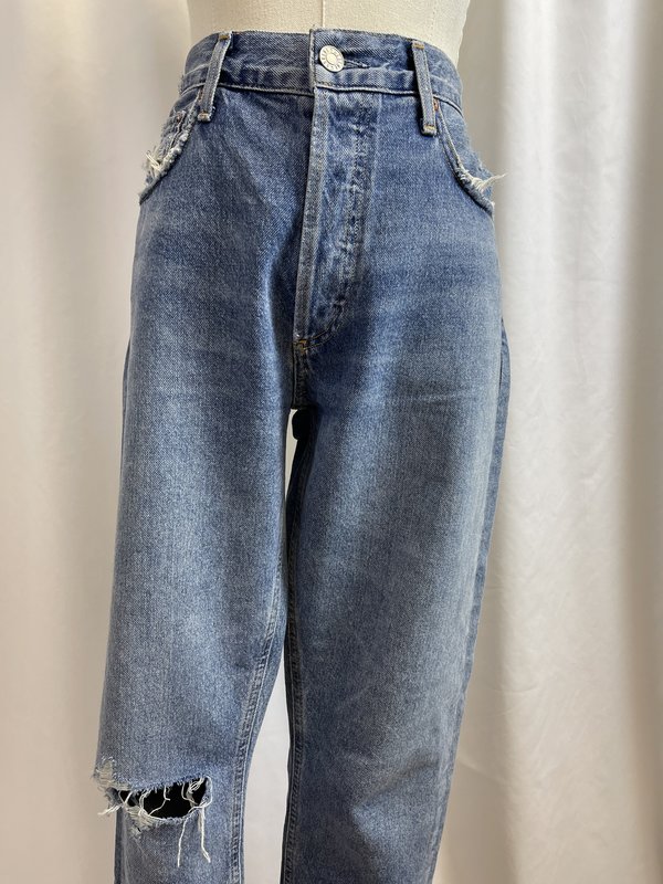 AGOLDE Jamie Straight Leg Distressed Denim (27) AGOLDE Jamie Straight Leg Distressed Denim (27)